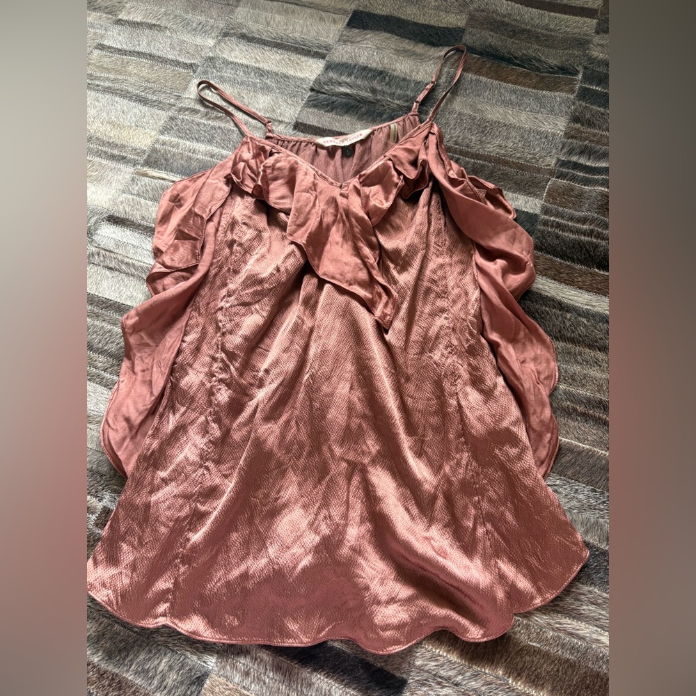 Rebecca Taylor Satin Camisole in Rich Pink